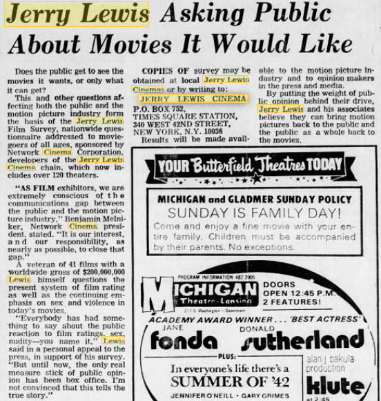 Pandora 1&2 - Jun 4 1972 Ad (newer photo)